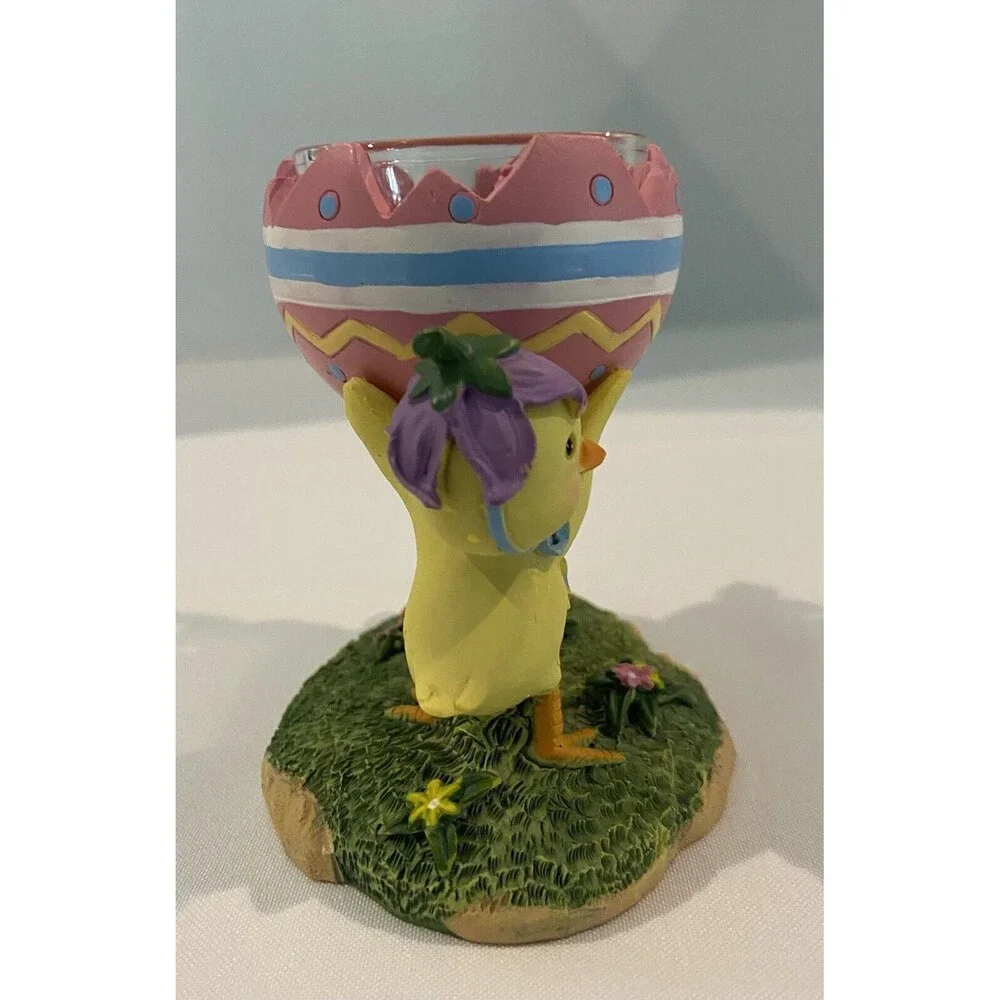 Yankee Candle Easter Chicks Egg Tea Light Votive Candle Holder